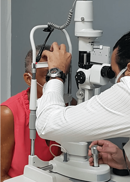 Doctor Examination with patient - Vision Express Medical