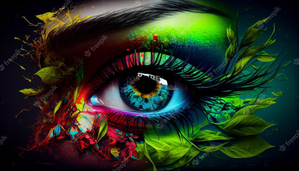 Optometry - An artistic image of an eye