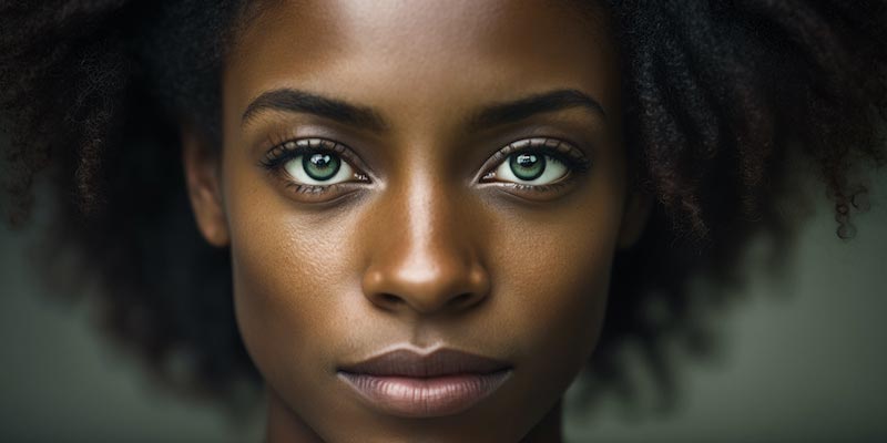 Vision Express Saint Lucia - Black woman face with pretty eyes